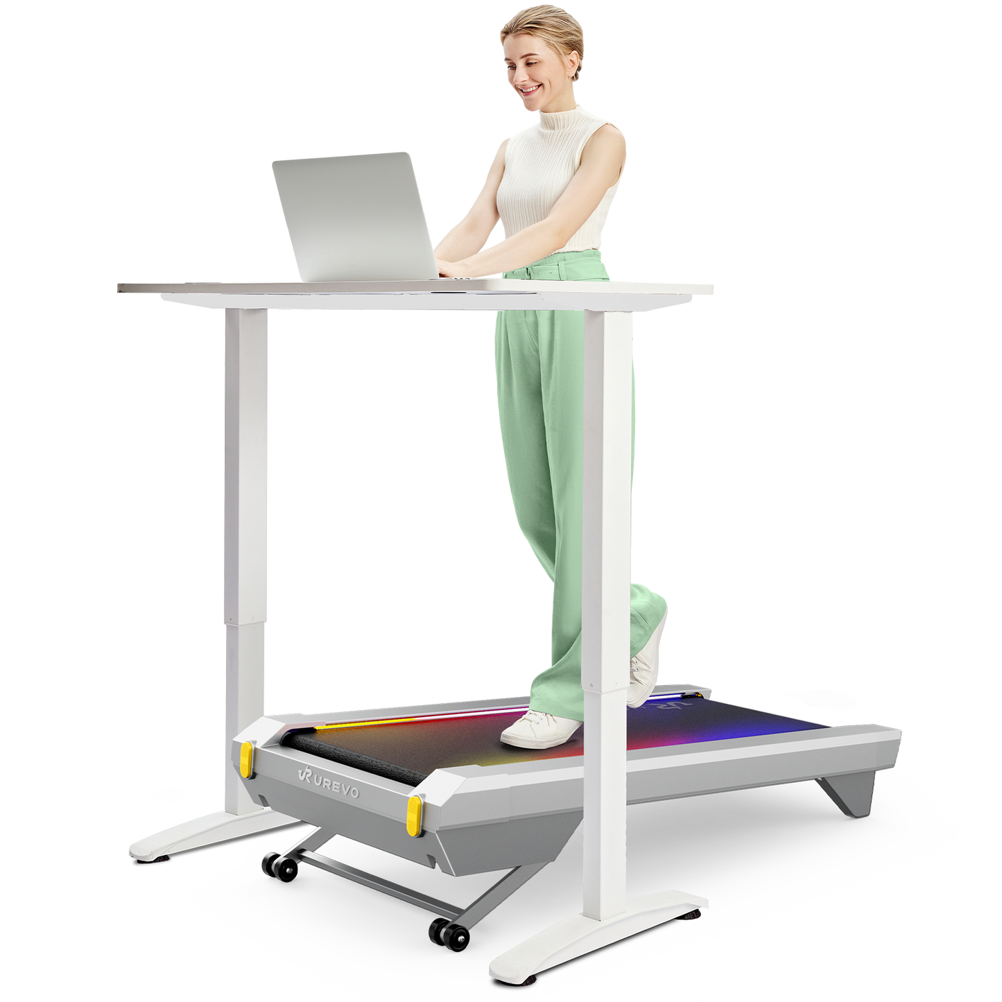 UREVO CyberPad – Smart Under-Desk Løbebånd til Kontor & Hjem