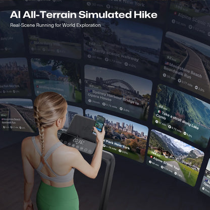 UREVO Strol 2S Pro – Smart & Støjsvagt Foldbart Løbebånd til Hjemmet