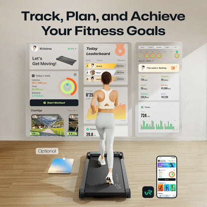 UREVO SpaceWalk E1L – Kompakt Smart Walking Pad til Hjemmet