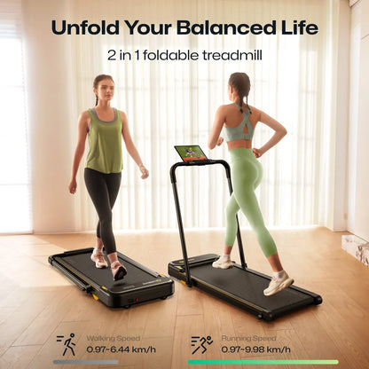 UREVO Strol 2E – Foldbart & Støjsvagt Løbebånd til Hjemmet