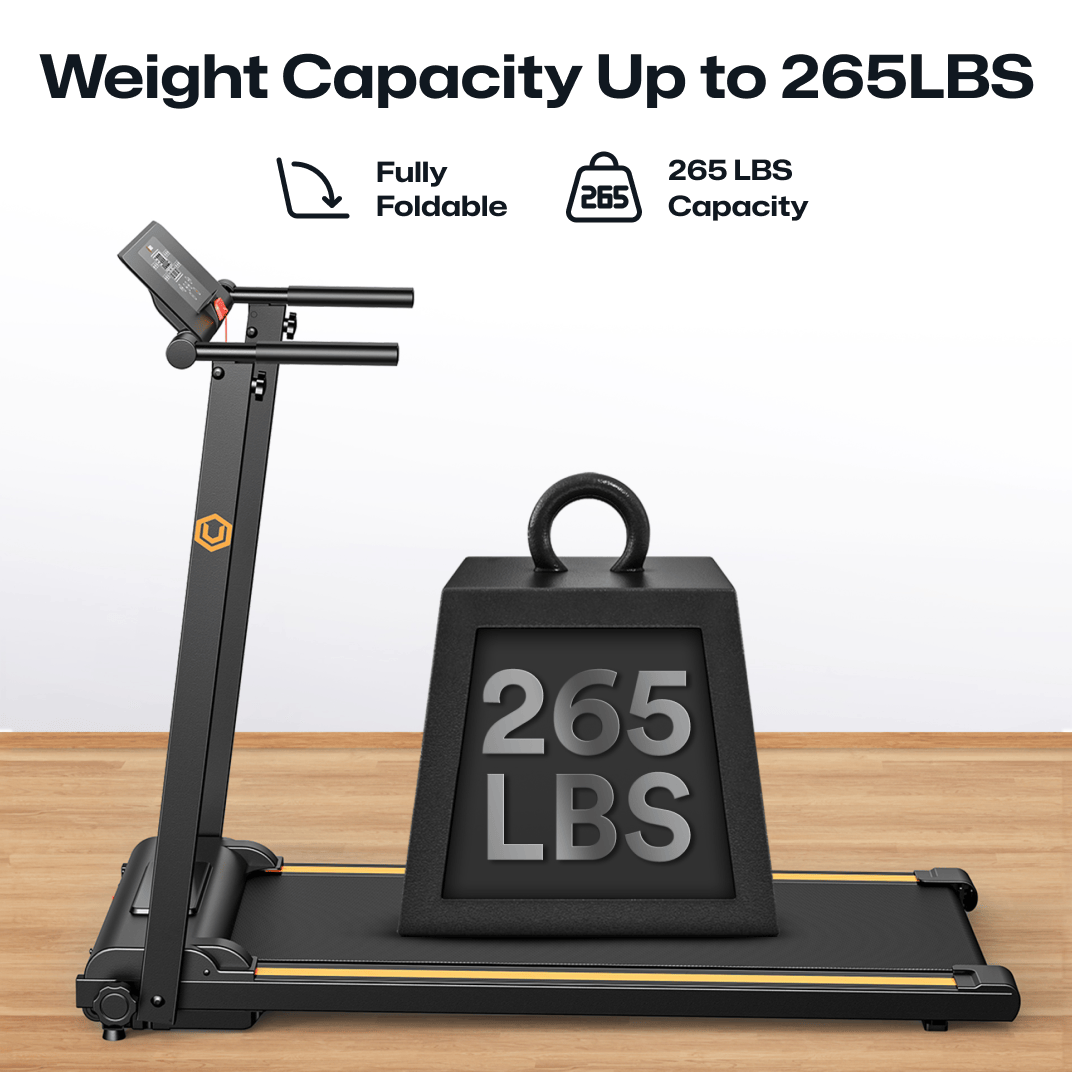 UREVO Foldi Mini – Ultra-Kompakt & Støjsvagt Foldbart Løbebånd