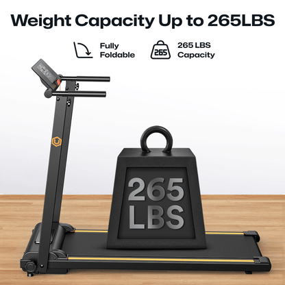 UREVO Foldi Mini – Ultra-Kompakt & Støjsvagt Foldbart Løbebånd