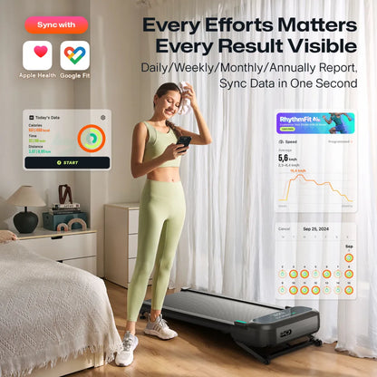 UREVO SpaceWalk 5L – Smart & Støjsvagt Under-Desk Løbebånd