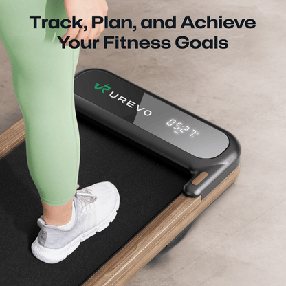 UREVO SpaceWalk E4W – Smart & Støjsvagt Under-Desk Løbebånd til Hjemmet