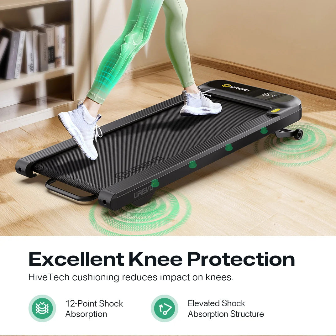 UREVO SpaceWalk 3S – Smart & Støjsvagt Løbebånd til Hjemmet