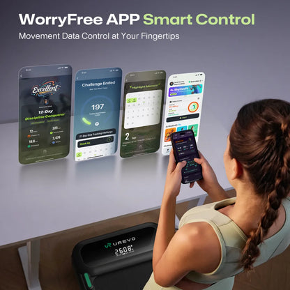 UREVO SpaceWalk 5L – Smart & Støjsvagt Under-Desk Løbebånd