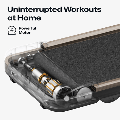 UREVO SpaceWalk E4W – Smart & Støjsvagt Under-Desk Løbebånd til Hjemmet