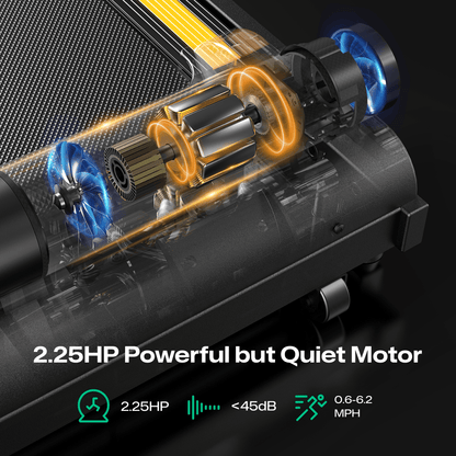 UREVO Foldi Mini – Ultra-Kompakt & Støjsvagt Foldbart Løbebånd