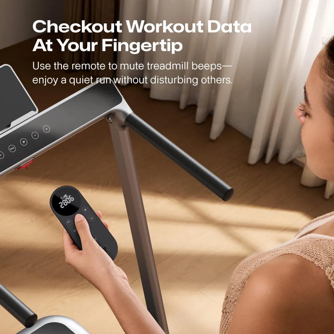 UREVO FoldiMix 5L Pro – Foldbart & Støjsvagt Løbebånd til Hjemmet