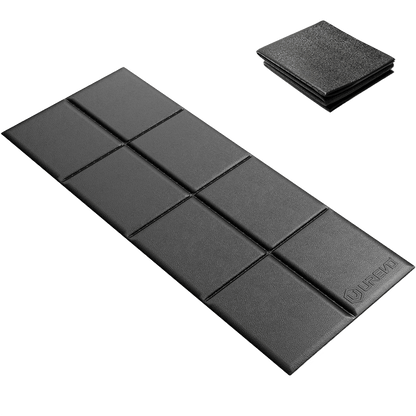 UREVO Løbebåndsmåtte | Sammenklappelig, støjdæmpende & skridsikker