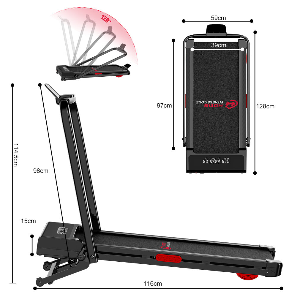 Home Fitness Code Y3 Foldbar Løbebånd – billede 9 af 11