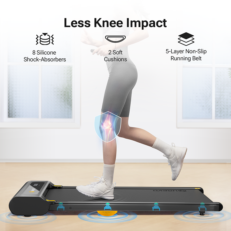 UREVO SpaceWalk Lite – Kompakt & Støjsvagt Løbebånd til Hjemmet