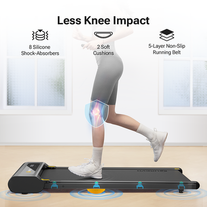 UREVO SpaceWalk Lite – Kompakt & Støjsvagt Løbebånd til Hjemmet